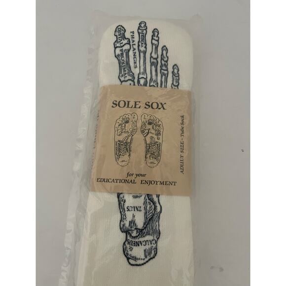 Sole Sox Unisex Tube Socks Anatomically accurate with Reflexology points - Picture 9 of 12